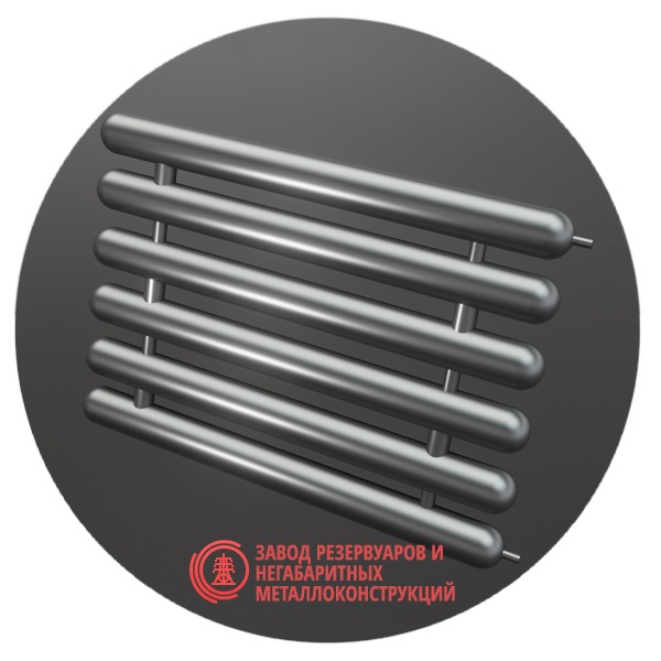 Регистры отопления шестирядные РСЭ-6x114x4.0-10000 мм