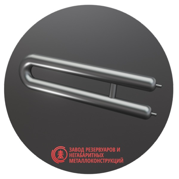 Регистры отопления двухрядные РЗЭ-2x114x4.0-10000 мм