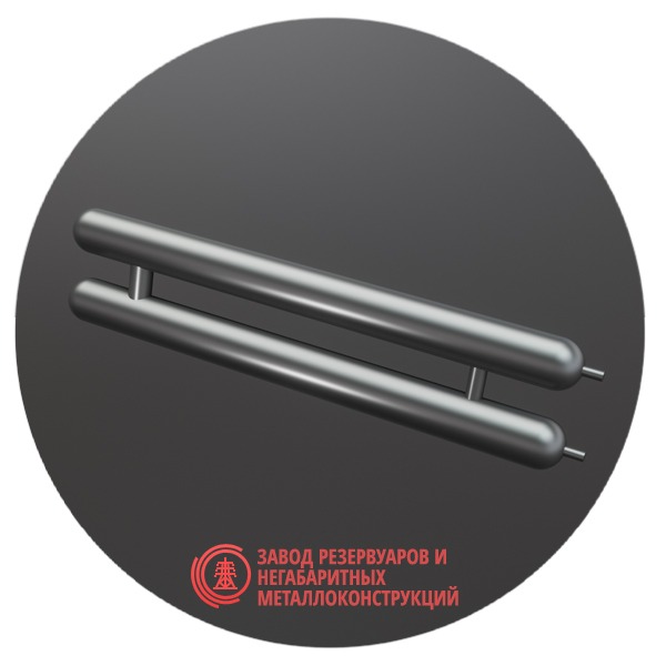 Регистры отопления двухрядные РСЭ-2x108x3.0-2000 мм